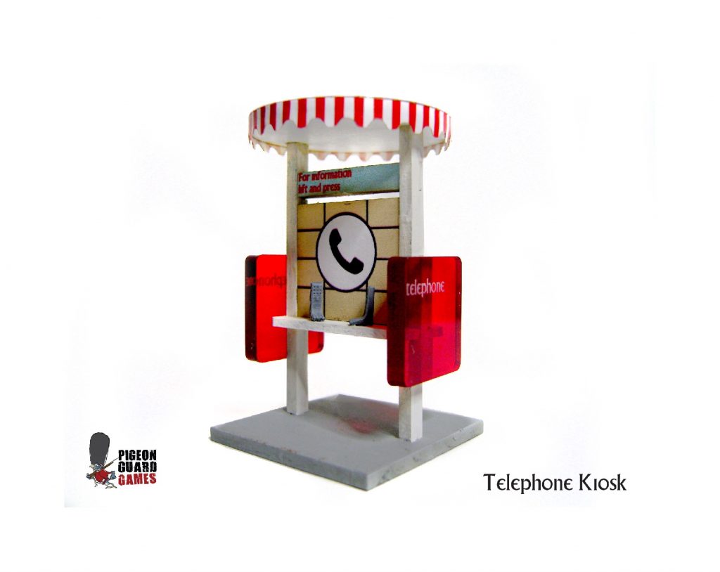 'Telephone Kiosk' Replica Model Kit The Prisoner Village Shop